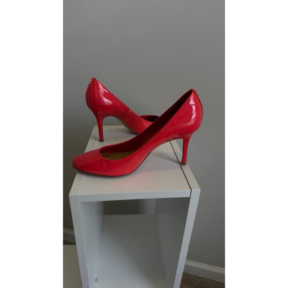 Coach Coral Patent Leather Pumps Women’s Size 7.5B Stiletto Heels Classic - Picture 5 of 16